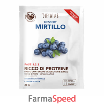 dietalab dessert mirtillo 28 g