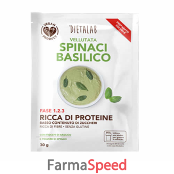 dietalab vellutata spinaci basilico 30 g