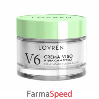 lovren v6 crema viso hydra calm effect pelli sensibili 30 ml