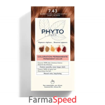 phyto hair color 7.43 biondo ramato dorato