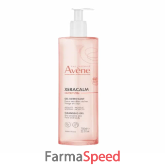 avene xeracalm nutrition gel detergente 750 ml