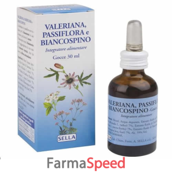 valeriana passiflora e biancospino gocce 30 ml