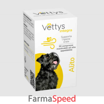 vettys integra alito cane 30 compresse masticabili