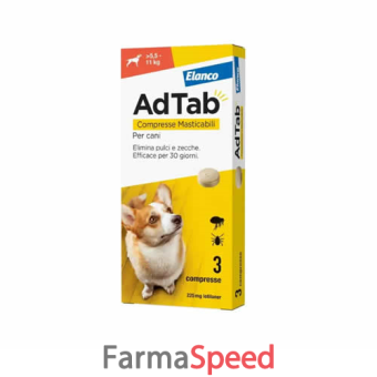 adtab* 3 compresse 225mg cani 5,5-11kg