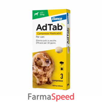 adtab* 3 compresse 450mg cani 11-22kg