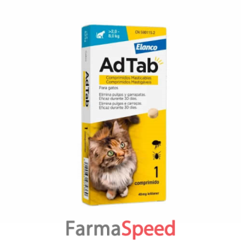 adtab* 3 compresse masticabili 48mg gatti 2-8kg