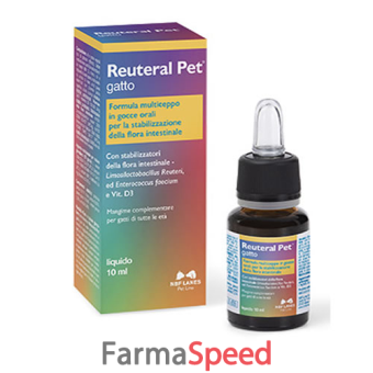 reuteral pet gatto gocce 10 ml