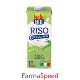 isola bio bevanda riso zero zuccheri 1 litro