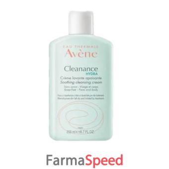 avene cleanance hydra crema detergente 200 ml