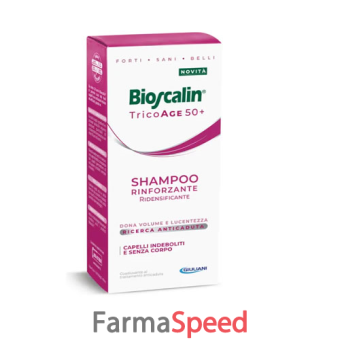 bioscalin tricoage shampoo rinforzante 50+ 200 ml