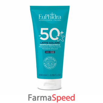 euphidra dermopediatrico latte solare spf50+ 200 ml