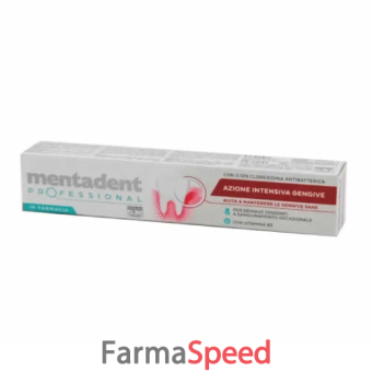 mentadent professional dentifricio 0,12 clorexidina 75 ml