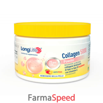 longlife collagen 5000 powder pesca 135 g