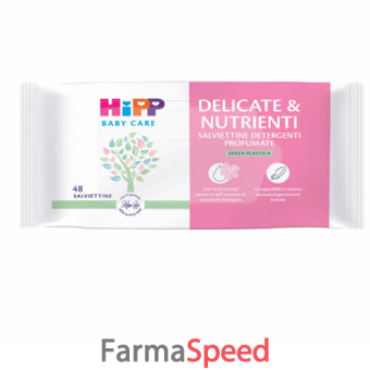 hipp salviettine delicate&nutrienti 48 pezzi