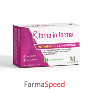 torna in forma metabolik termogenic 30 capsule