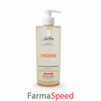 triderm olio doccia detergente 750 ml