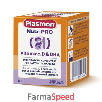 plasmon nutripro vitamina d & dha 8,5 ml