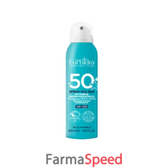 euphidra kaleido spray invisibile bambini spf50+ 200 ml