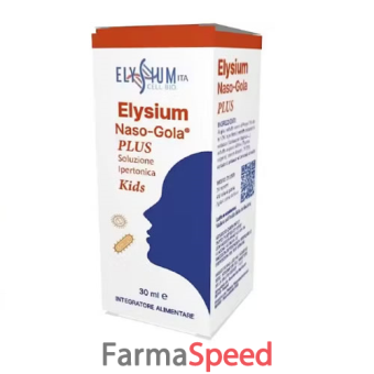 elysium naso gola plus soluzione ipertonica kids 30 g