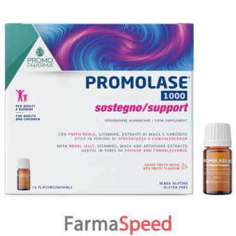 promolase 1000 sostegno 10 flaconcini da 8 ml