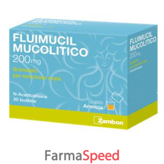 fluimucil mucolitico - 200 mg granulato per soluzione orale 30 bustine