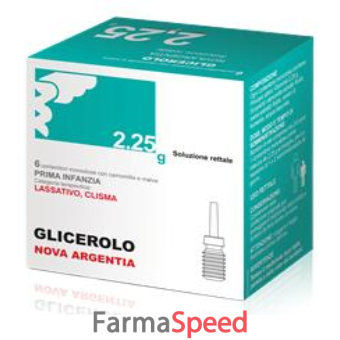 glicerolo na - prima infanzia 2,25 g soluzione rettale 6 contenitori monodose con camomilla e malva