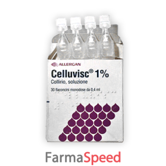 celluvisc - 10 mg/ml collirio, soluzione 30 flaconcini monodose da 0,4 ml 