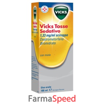 vicks tosse sedativo - 1,33 mg/ml sciroppo flacone 180 ml 