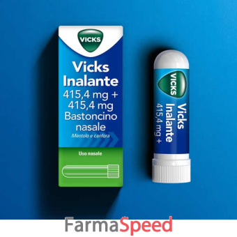 vicks inalante - 415,4mg+415,4mg bastoncino nasale 1 tubo