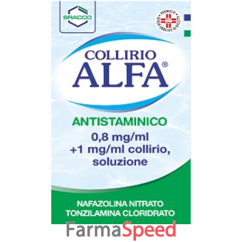 Collirio Alfa Antistam - 0,8 Mg/ml + 1 Mg/ml Collirio, Soluzione Flacone 10  Ml