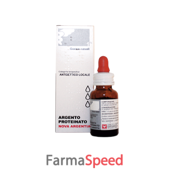 argento proteinato - 1% gocce nasali e auricolari, soluzione flacone 10 ml 