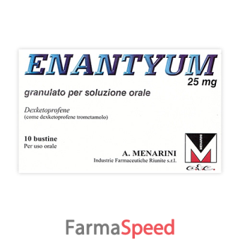 enantyum - 25 mg granulato per soluzione orale 10 bustine al/pe monodose