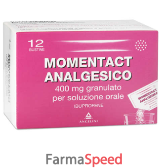 momentact analgesico - 400 mg granulato per soluzione orale 12 bustine 