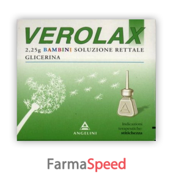 verolax - 3 g bambini soluzione rettale 6 contenitori monodose 