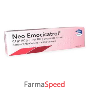 neoemocicatrol - 1 mg/g + 20 mg/g g unguento nasale tubo 20 g