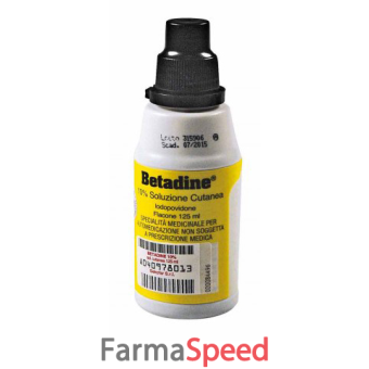 betadine - 10% soluzione cutanea flacone 125 ml 