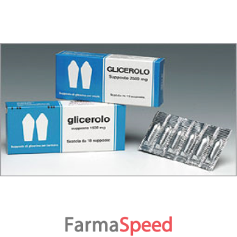 glicerolo - adulti 2,250 g supposte 18 supposte