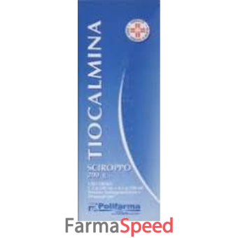 tiocalmina - 1,2 g/100 ml + 0,1 g/100 ml sciroppo flacone 200 g 