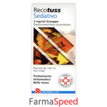 recotuss sedativo - 2 mg/ml sciroppo 1 flacone da 100 ml 