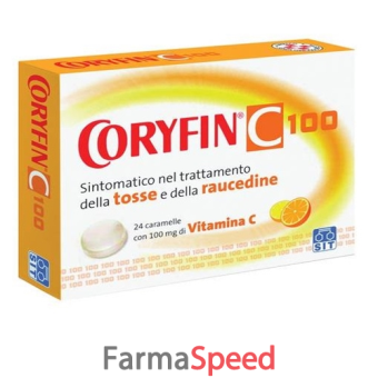 coryfin c 100 - 6,5 mg + 112,5 mg pastiglie 24 pastiglie 