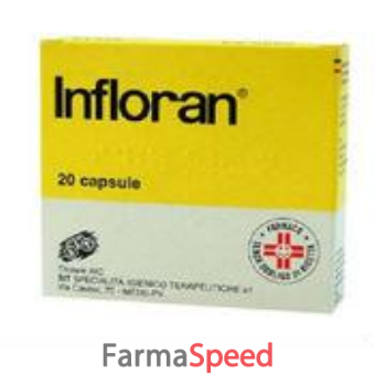 infloran - 250 mg capsule rigide 20 capsule 