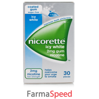 nicorette - 2 mg gomme da masticare medicate gusto menta forte 30 gomme 