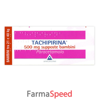 tachipirina - bambini 500 mg supposte 10 supposte