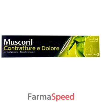 muscoril contratture e dol - 2,5 mg/g crema tubo da 30 g