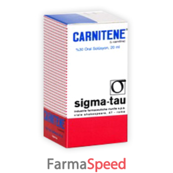 carnitene - 1,5 g/5 ml soluzione orale 1 flacone da 20 ml + cucchiaio dosatore 