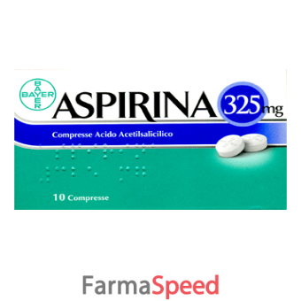 aspirina - 325 compresse 10 compresse 