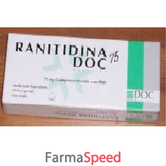 ranitidina (doc generici)*10 cpr riv 75 mg