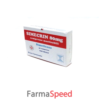 simecrin - 80 mg compresse masticabili 30 compresse 