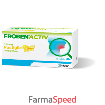 frobenpret - 8,75mg pastiglia gusto limone e miele 16 pastiglie in blister di pvc/pvdc alluminio