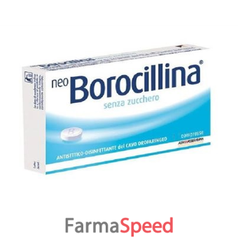 neoborocillina - 1,2 mg + 20 mg pastiglie senza zucchero 16 pastiglie in blister pvc-pe-pvdc/al